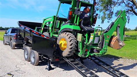 mini hauling in dump trailers